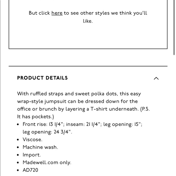 Ruffle Front Jumpsuit in Grid Lock - Picture 4 of 10